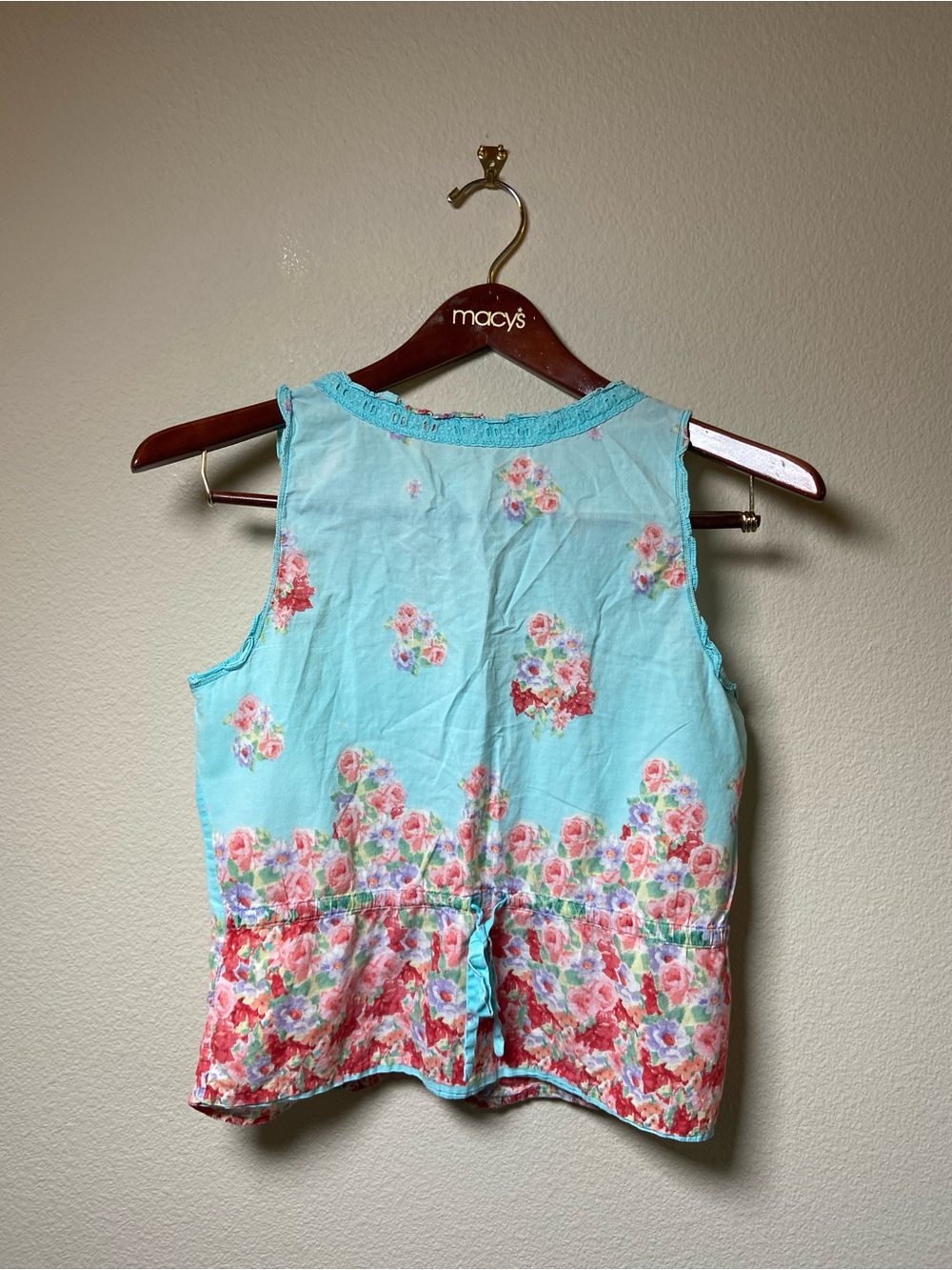 La Cera Aqua Floral Pajama Set View 5